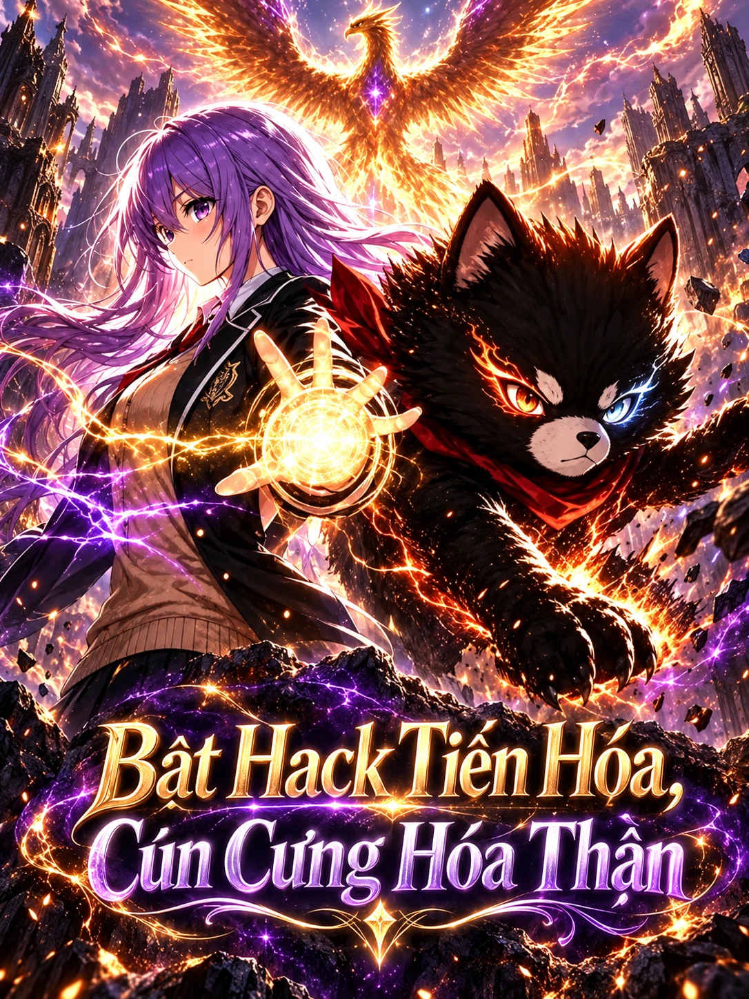 Bật Hack Tiến Hóa, Cún Cưng Hóa Thần